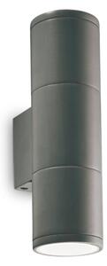 IdealLux 236841 GUN AP2 SMALL venkovní nástěnné svítidlo GU10 2x35W IP44 antracit