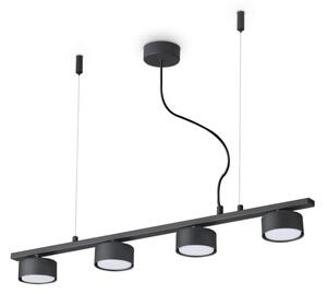 IdealLux 235455 MINOR LINEAR SP4 závěsné svítidlo GX53 4x15W IP20 černá