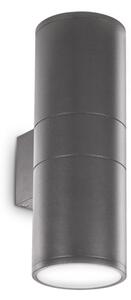 IdealLux 236858 GUN AP2 BIG venkovní nástěnné svítidlo E27 2x60W IP54 antracit
