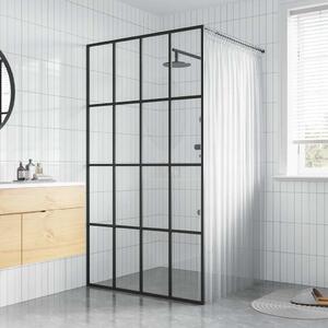 Zástěna do průchozí sprchy čiré tvrzené sklo 80 x 195 cm 145674
