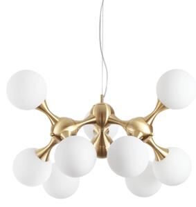 IdealLux 241036 NODI SP9 závěsné svítidlo 150mm E14 9x40W IP20 matná mosaz