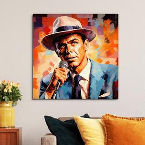 DUBLEZ | Retro obraz - Frank Sinatra | UV tisk, Premium