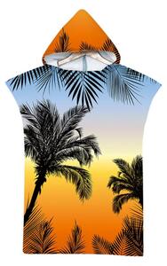 Plážové pončo PALM BEACH barevné 80x145 cm