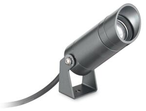 IdealLux 248394 STARLIGHT PT vnější bodové LED svítidlo / reflektor 5,5W 500lm 3000K IP68 šedá