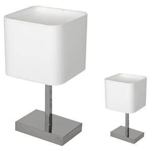 Stolní lampa Napoli, 1x bílé textilní stínítko