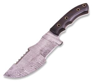 KnifeBoss lovecký damaškový nůž Bush Man Micarta