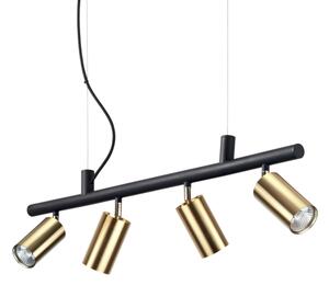IdealLux 244624 DYNAMITE SP4 závěsné svítidlo GU10 4x28W IP20 matná mosaz