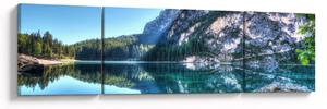Obraz vysokohorského jezera (170x50 cm)