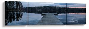 Obraz - Molo na jezeře (170x50 cm)