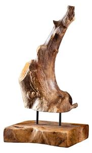 Designová dřevěná dekorace Flame 30-40cm