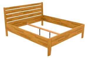 Celomasivní postel z buku Lugo, 180x200 cm, provedení BK5 přírodní