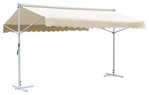 Volně stojící markýza 500 x 300 cm krémová 145883
