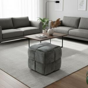 Taburetka Knitte (šedá). Akce -15%