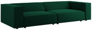 Cosmopolitan Design Sametová pohovka Arendal 244 cm