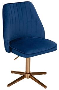 Otočná židle Modrá
