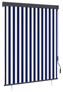 Venkovní roleta 140 x 250 cm modrobílá 145967
