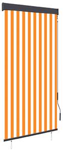 Venkovní roleta 100 x 250 cm bílooranžová 145957