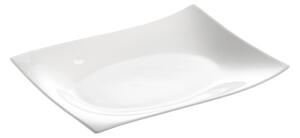 Bílý porcelánový talíř Maxwell & Williams Motion, 35 x 25,5 cm