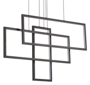 Ideal Lux 269382 FRAME závěsné svítidlo LED 93W/9600lm 3000K černá