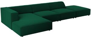 -25 % Dny MOMENTI– Cosmopolitan Design Sametová rohová pohovka Arendal 341 cm, levá