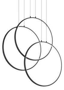 Ideal Lux 269337 FRAME závěsné svítidlo LED 82W/8000lm 3000K černá
