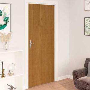 Samolepící tapety na dveře 2 ks světlý dub 210 x 90 cm PVC 146114