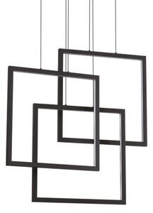 Ideal Lux 269375 FRAME závěsné svítidlo LED 80W/8600lm 3000K černá