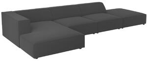 -25 % Dny MOMENTI– Cosmopolitan Design Sametová rohová pohovka Arendal 341 cm, levá