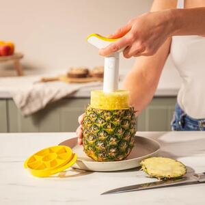 Vacu Vin Kráječ na ananas - žlutá/bílá