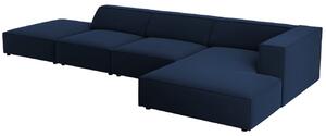 -25 % Dny MOMENTI– Cosmopolitan Design Sametová rohová pohovka Arendal 341 cm, pravá