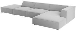 -25 % Dny MOMENTI– Cosmopolitan Design Sametová rohová pohovka Arendal 341 cm, pravá