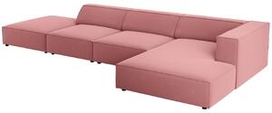 -25 % Dny MOMENTI– Cosmopolitan Design Sametová rohová pohovka Arendal 341 cm, pravá