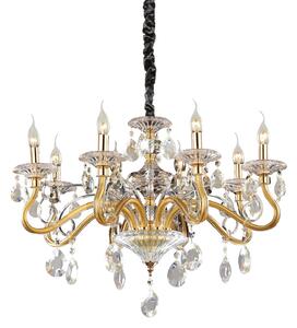 Ideal Lux Závěsné svítidlo NEGRESCO SP8 ORO