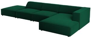 -25 % Dny MOMENTI– Cosmopolitan Design Sametová rohová pohovka Arendal 341 cm, pravá