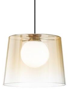 Ideal Lux 271316 FADE závěsné svítidlo 1xG9 D270mm jantarová transparentní