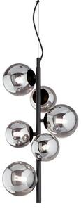 Ideal Lux 271422 PERLAGE závěsné svítidlo 6xG9 D260mm černá, kouřová