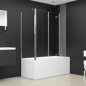Sprchový kout 120 x 69 x 130 cm tvrzené sklo průhledný 146227