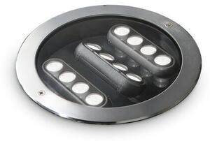 Ideal Lux 277035 TAURUS venkovní zápustné bodové svítidlo LED 20W/1950lm 3000K IP67 nerezová ocel