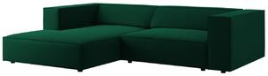-25 % Dny MOMENTI– Cosmopolitan Design Sametová rohová pohovka Arendal 224 cm, levá