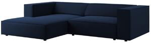 -25 % Dny MOMENTI– Cosmopolitan Design Sametová rohová pohovka Arendal 224 cm, levá