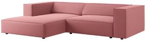 -25 % Dny MOMENTI– Cosmopolitan Design Sametová rohová pohovka Arendal 224 cm, levá