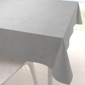Biante Sametový čtvercový ubrus Velvet Premium SVP-039 Šedý 80x80 cm