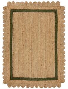RUČNĚ TKANÝ KOBEREC, 120/170 cm zelená, přírodní barvy Flair Rugs - Online Only koberce & rohožky, Online Only