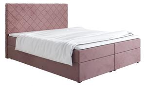 Čalouněná postel 140x200 LILLIANA 2 - růžová