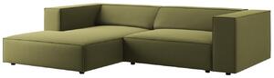 -25 % Dny MOMENTI– Cosmopolitan Design Sametová rohová pohovka Arendal 224 cm, levá