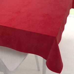 Biante Sametový obdélníkový ubrus Velvet Premium SVP-038 Sytě červený 100x160 cm