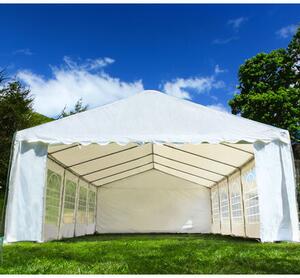 Párty stan 4x10m - PVC Standard Ohnivzdorný barva Bílá
