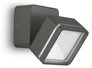 Ideal Lux 285511 OMEGA SQUARE venkovní nástěnné svítidlo LED 7W/650lm 4000K IP54 antracit
