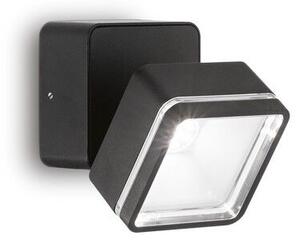 Ideal Lux 285535 OMEGA SQUARE venkovní nástěnné svítidlo LED 7W/650lm 4000K IP54 černá