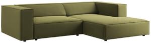 -25 % Dny MOMENTI– Cosmopolitan Design Sametová rohová pohovka Arendal 224 cm, pravá